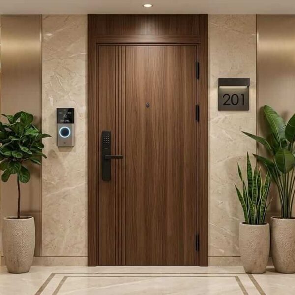 خرید درب لابی چوبی